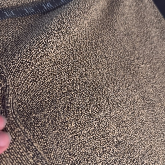 Vintage Liz & Co Tan Textured Over Shirt Shacket Size 1X - Picture 7 of 8